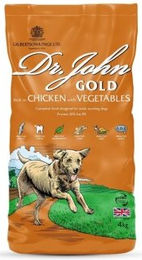 Dr John Gold Trockenfutter Huhn und Gemüse für adulte Hunde 4 kg – Bild 1 von 3