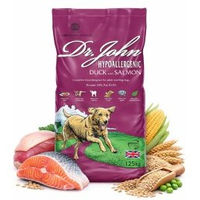 Produktbild von Dr John Hundefutter Ente und Lachs Adult Hypoallergen Monoprotein 12,5 kg - 12,5 kg