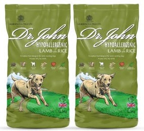 Dr John Hundefutter Lamm mit Reis Hypoallergen Sensitive 2x12,5 kg - 2 x 12,5 kg – Bild 1 von 3