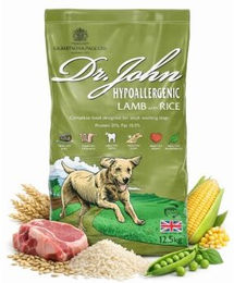 Dr. John Hundefutter Lamm mit Reis hypoallergen und monoprotein für alle Altersstufen 12,5 kg - 12,5 kg – Bild 1 von 3