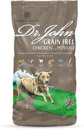 Dr John Hundefutter Trockenfutter Huhn und Kartoffel Getreidefrei Hypoallergen Adult 12,5 kg – Bild 1 von 4
