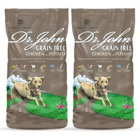 Produktbild von Dr John Hundetrockenfutter Adult Huhn & Kartoffeln Getreidefrei Hypoallergen 2x12,5 kg