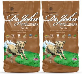Dr. John Hypoallergenes Trockenfutter Adult Huhn und Lachs Sensitive Glutenfrei - 2 x 12,5 kg – Bild 1 von 3