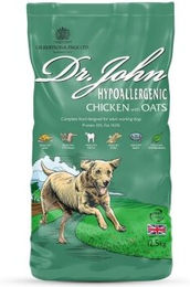 Dr John Hyppo Hundefutter Huhn mit Hafer Hypoallergen Adult 12,5 kg – Bild 1 von 3
