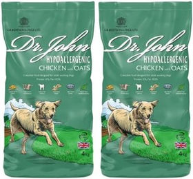 Dr John Hyppo Hypoallergenes Hundefutter Huhn mit Hafer für Adult 2x4 kg – Bild 1 von 3