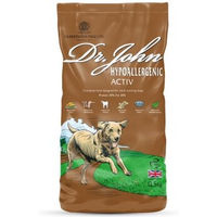 Produktbild von Dr John Hyppoallergen Aktiv Trockenfutter Huhn und Reis für erwachsene Hunde 12,5 kg - 12,5 kg