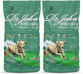 Dr John Hyppoallergen Trockenfutter Huhn für Hunde Adult 2x12.5kg – Bild 1 von 2