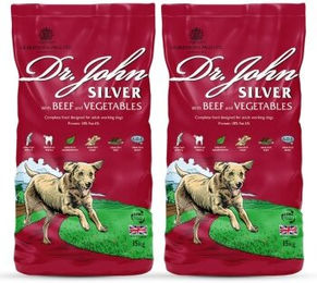 Dr John Silver Hundefutter Senior Light Rind mit Gemüse 2x15 kg - 2 x 15 kg – Bild 1 von 3