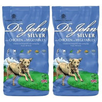 Produktbild von Dr John Silver Hundetrockenfutter Huhn mit Gemüse Light für Adult 2x4 kg