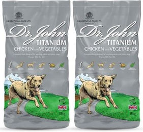 Dr John Trockenfutter Huhn mit Gemüse Titanium für Hunde 2x15 kg - 2 x 15 kg – Bild 1 von 3