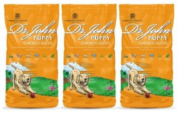 Dr John Welpen Trockenfutter Huhn 6 kg - 3 x 2 kg – Bild 1 von 3