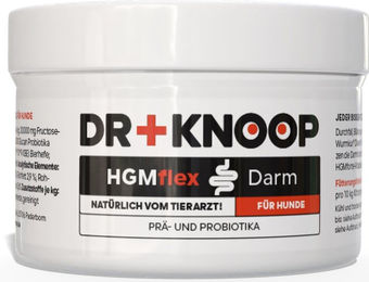 Dr. Knoop HGM flex Darmpulver für Hunde mit Probiotika zur Magen-Darm-Unterstützung 1000g – Bild 1 von 3