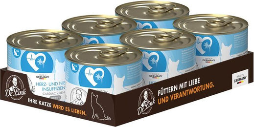 Dr. Link Spezial-Diät Futter für Herz- und Niereninsuffizienz Huhn 1000g – Bild 1 von 2