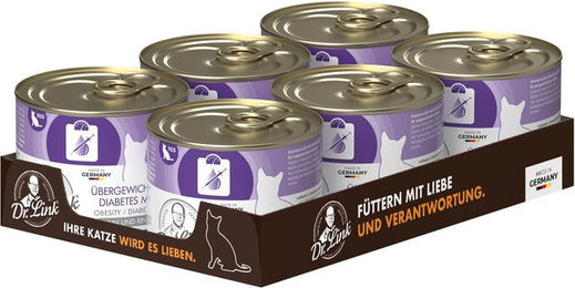 Dr. Link Spezial-Diät Hund Huhn und Rind zur Gewichtsreduktion und Diabetes-Unterstützung – Bild 1 von 2