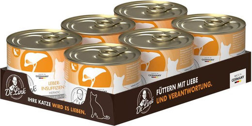 Dr. Link Spezial-Diät Leberinsuffizienz I Hepatic Hund Diätfutter Huhn und Pute 1200g – Bild 1 von 4