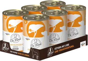 Dr. Link Spezial-Diät Leberinsuffizienz I Hepatic Nassfutter Huhn 1000g – Bild 1 von 4