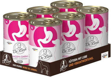 Dr. Link Spezial-Diät Magen-Darm Gastro-Intestinal Hund Pute 400g – Bild 1 von 4