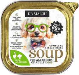 DR MALOU Gefriergetrocknete Ente mit Brokkoli Hundesuppe 12g – Bild 1 von 1