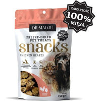Produktbild von DR MALOU Gefriergetrocknete Hühnerherzen Monoprotein Getreidefrei Hund und Katze 150g