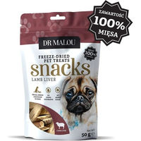 Produktbild von DR MALOU Gefriergetrocknete Lammleber Hundeleckerli 50g