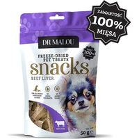 Produktbild von DR MALOU Gefriergetrocknete Rinderleber Hundeleckerli 50g