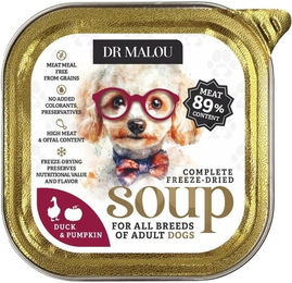 Produktbild von Dr. Malou Gefriergetrocknete Suppe Ente für Hunde 12g