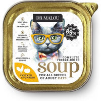 Produktbild von DR MALOU Gefriergetrocknete Suppe Huhn für Katzen Adult Getreidefrei 12g