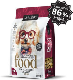 Produktbild von Dr. Malou Gefriergetrocknetes Hundefutter Ente mit Kürbis 500 g