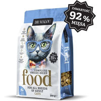 Produktbild von DR MALOU Gefriergetrocknetes Katzenfutter Ente und Lamm Getreidefrei 500 g
