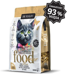 Produktbild von DR MALOU Gefriergetrocknetes Kitten Futter Huhn mit Ziegenmilch und Eigelb 1 kg