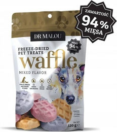 Produktbild von DR MALOU Waffle Mixed Flavor Belohnungssnack mit Huhn getreidefrei 120g