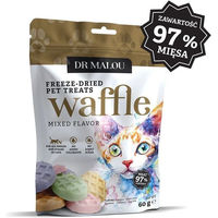 Produktbild von Dr. Malou Waffle Mixed Flavor Gefriergetrocknete Katzen-Leckerlis mit Huhn 60g