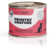 Produktbild von DR PETCARE Katzen Nassfutter Huhn & Gans Getreidefrei mit hohem Fleischanteil 200 g