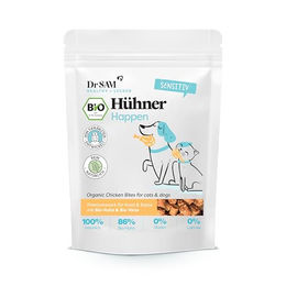 DR. SAM Bio Hühner Happen Belohnungssnack für Hunde und Katzen glutenfrei 500g - 500 g – Bild 1 von 4