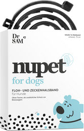 Produktbild von Dr. Sam Floh- und Zeckenhalsband für Hunde Standard Schwarz aus Kunststoff