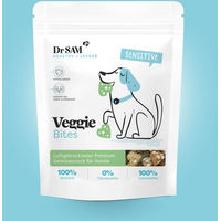 Produktbild von Dr. Sam Funktionssnack Premium Veggie Bites 200g hypoallergen und ohne tierisches Protein für Hunde