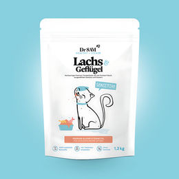 Produktbild von Dr. Sam Hundefutter Lachs und Geflügel 1,2 kg - 1,2 kg
