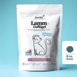 Produktbild von Dr. Sam Hundefutter Lamm und Geflügel getreidefrei und glutenfrei 600 g - 600 g