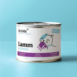 Produktbild von Dr. Sam Hundefutter Lamm und Rind getreidefrei und glutenfrei 200 g - 200 g