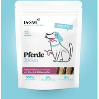 Produktbild von Dr. Sam Hundesticks aus Pferdetrockenfleisch glutenfrei 100g