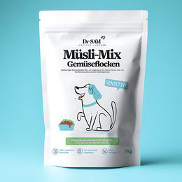 Produktbild von Dr. Sam Müsli-Mix Gemüseflocken vegan getreidefrei 1 kg - 1 kg