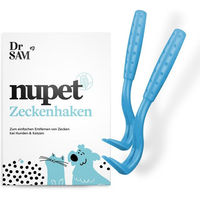Produktbild von Dr. Sam Nupet Zeckenhaken Set zur Zeckenentfernung für Hunde und Katzen