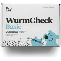 Produktbild von Dr. SAM Pawcheck Wurmtest für Hunde und Katzen als zertifiziertes Labortestkit für zuhause