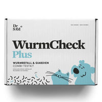 Produktbild von Dr. SAM Pawcheck Wurmtest und Giardien für Hunde und Katzen als Labortest für zu Hause