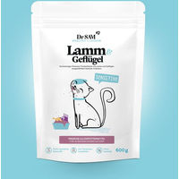 Produktbild von Dr. Sam Premium Getreidefreies Trockenfutter Lachs Geflügel und Lamm für Katzen mit Zahnpflege 600g - 600 g