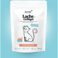 Produktbild von Dr. Sam Premium Trockenfutter für Katzen Lamm Geflügel Lachs Getreidefrei 600g - 600 g