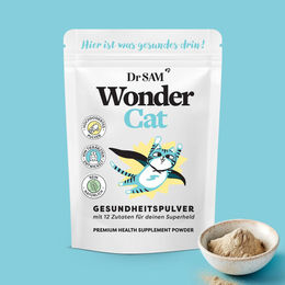 Dr. Sam Wonder Pet Gelenk- und Haut-Fell-Supplement für Katzen als Pulver 140 g – Bild 1 von 1