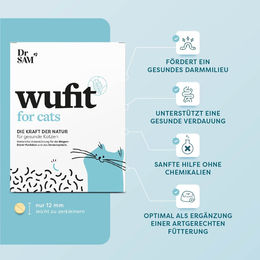 Dr. SAM wufit Cat Tabletten Ergänzungsfuttermittel zur Unterstützung der Magen-Darm-Funktion für Katzen - 2 Stk. – Bild 1 von 3
