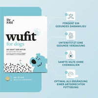 Produktbild von Dr. SAM wufit Dog Tabletten zur Unterstützung der Magen-Darm-Funktion für große Hunde (1-Monatsanwendung)