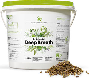Produktbild von Dr. Schaette Deep Breath Ergänzungsfutter für die Atemwege